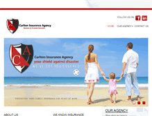 Tablet Screenshot of carltonagency.com